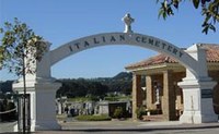 Il cimitero italiano di Colma, California